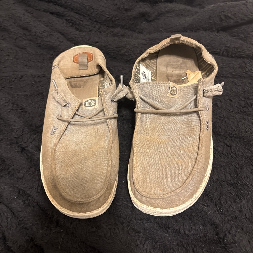 Hey Dude Light Brown Slip-On Loafers